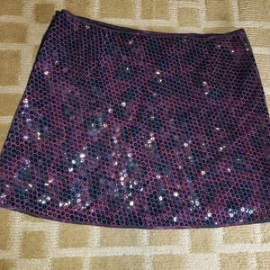 Kirkland sequins  purple  skirt